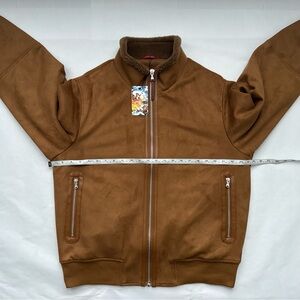 Robert Graham Men's Brown Suede Jacket